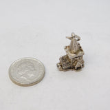 Sterling Silver Opening Wedding in the Church Charm Pendant Vintage c1970