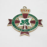 Sterling Silver & Enamel 'Pride of Liphook' Masonic Fob Medal Vintage Birmingham