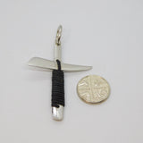 Sterling Silver Roman Imperium Symbol Studio Pendant Modern c1990s