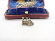 Sterling Silver Westminster Abbey Charm Pendant Vintage c1970