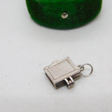 Sterling Silver Holy Bible Opening Charm Pendant Vintage c1970