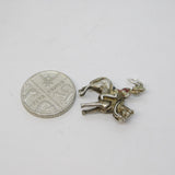 Sterling Silver Royal Horse Charm Pendant Vintage c1970