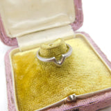 Sterling Silver Stacking Ring Vintage c1970 Size L 1/2