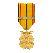 Belgium WWII Period 1940-1945 Civic Cross 1st Class Medal with Bar Antique