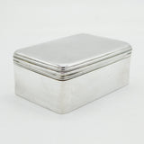 George IV Sterling Silver Table Snuff Box Antique 1821 London