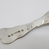 William IV Sterling Silver Kings Pattern Tea Caddy Spoon Antique George Unite