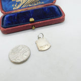 Sterling Silver & Enamel Teignmouth Charm Pendant Vintage c1970