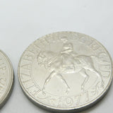 Collection Of Queen Elizabeth II Commemorative Coins Vintage c1970