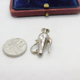 Sterling Silver Traditional Wine Jug Charm Pendant Vintage c1970