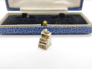 Sterling Silver Traditional Cash Register Charm Pendant Vintage c1970