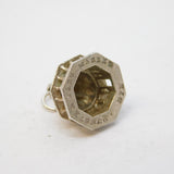 Sterling Silver 'Dunster Yarn Market' Souvenir Charm Antique c1930s