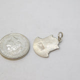 Sterling Silver Isle of Anglesey Enamel Charm Pendant Vintage c1970