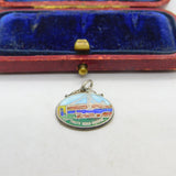 Sterling Silver & Enamel 'Forth Road Bridge' Scotland Charm Vintage c1960