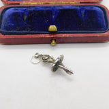 Sterling Silver Ballerina Charm Pendant Vintage c1970