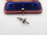 Sterling Silver Ballerina Charm Pendant Vintage c1970