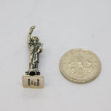 Sterling Silver Statue Of Liberty Charm Pendant Vintage c1970