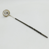 George III Sterling Silver Long Handled Coin Set Toddy Ladle Antique c1790