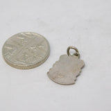 Sterling Silver Buckfast Abbey Enamel Charm Pendant Vintage c1970