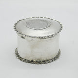 Victorian Sterling Silver Queen Elizabeth I Shilling Coin Set Box Antique 1894