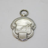 Sterling Silver Tug Of War Sporting Fob Medal Antique 1933 Birmingham Deco