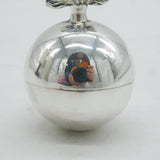 Victorian Sterling Silver Royal Artillery Pepper Shaker Antique 1881 London