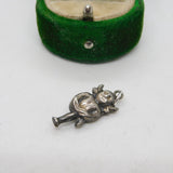 Sterling Silver Lincoln Imp Charm Pendant Vintage c1970
