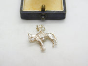 Sterling Silver Trooping the Colour Royal Charm Pendant Vintage c1970
