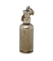 Sterling Silver Soda Siphon Charm Pendant Vintage c1970