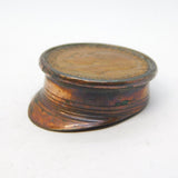 WW1 Trench Art Copper George V 1916 Penny Set Officers Cap Ornament