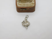 Sterling Silver Ballerina Charm Pendant Vintage c1970