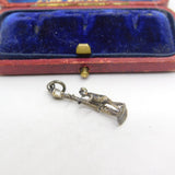 Sterling Silver Singing in the Rain Charm Pendant Vintage c1970