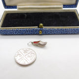 Sterling Silver Little Dutch Clog Shoe Charm Pendant Vintage c1970