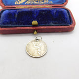 Sterling Silver Queen Victoria Groat Fourpence Charm Pendant Antique 1851