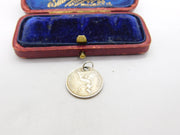 Sterling Silver Queen Victoria Groat Fourpence Charm Pendant Antique 1851