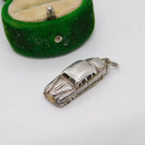 Sterling Silver Motor Car Charm Pendant Vintage c1970