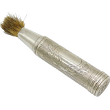 Victorian Sterling Silver Travelling Shaving Brush Antique 1865 London