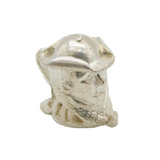 Sterling Silver Opening Bottle in Toby Jug Charm Pendant Vintage c1970