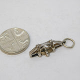 Sterling Silver Tower Bridge London Charm Pendant Vintage c1970