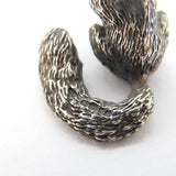 Cast Sterling Silver Squirrel with Nut Figurine Ornament Vintage 2001 London