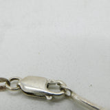 Italian Sterling Silver & Gilt Beaded Bracelet Vintage c1970 18cm Length