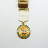 Gold Plated & Enamel Masonic Jewel Medal 'Masonic Institution for Girls' 1970