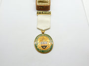 Gold Plated & Enamel Masonic Jewel Medal 'Masonic Institution for Girls' 1970