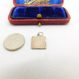Sterling Silver Enamel 'L' Alphabet Charm Pendant Vintage c1970