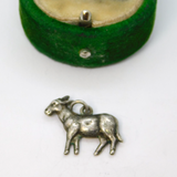Sterling Silver Mule Charm Pendant Vintage c1970