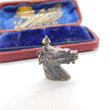 Sterling Silver Horse's Head Charm Pendant Vintage c1970
