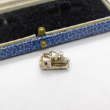 Sterling Silver Railway Steam Train Charm Pendant Vintage c1970
