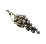 Sterling Silver Bunch of Grapes Charm Pendant Vintage c1970s