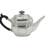 18th Century Scottish Provincial Aberdeen Sterling Silver Teapot Antique c1790s