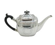 18th Century Scottish Provincial Aberdeen Sterling Silver Teapot Antique c1790s