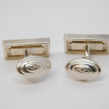 Links of London Sterling Silver & Enamel Pair of Cufflinks Vintage c2010s
